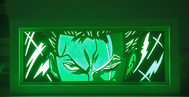 Anime LED Paper Cut Box Frame Light (One Set)