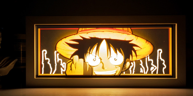 Anime LED Paper Cut Box Frame Light (One Set)